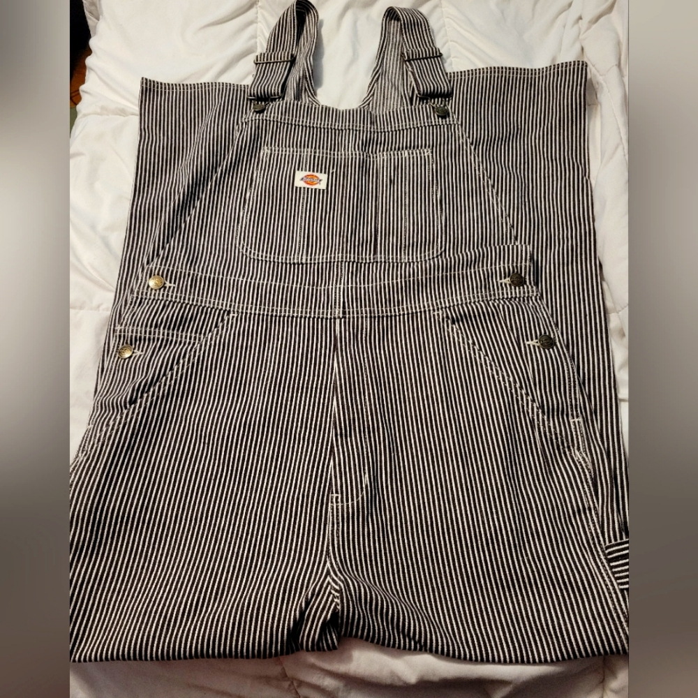 Dickies Striped Overalls